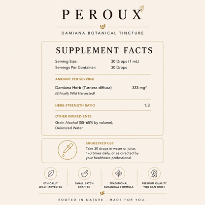 Peroux Damiana Drops
